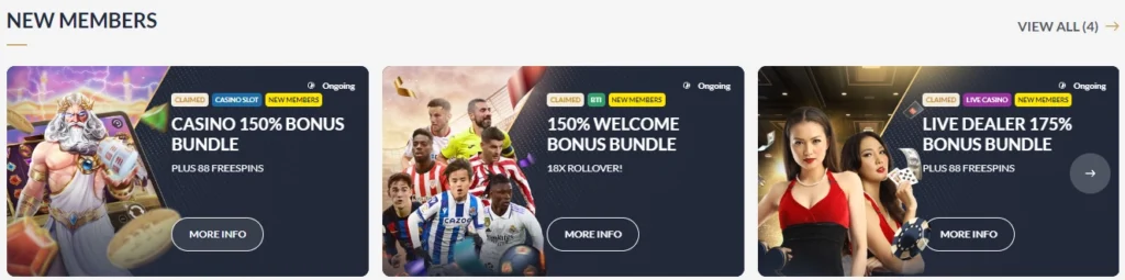 M88 - Welcome bonus bundle