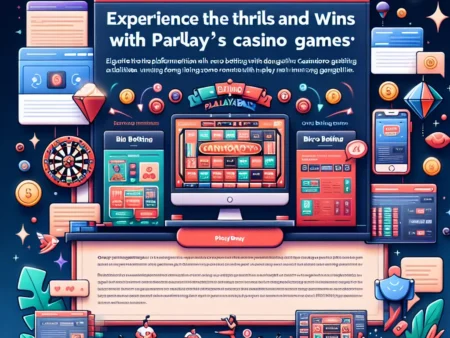 Sure! Here’s a concise and optimized title for a blog post about ParlayBay’s casino game offerings:

“Experience the Thrills and Wins with ParlayBay’s Exciting Casino Games”